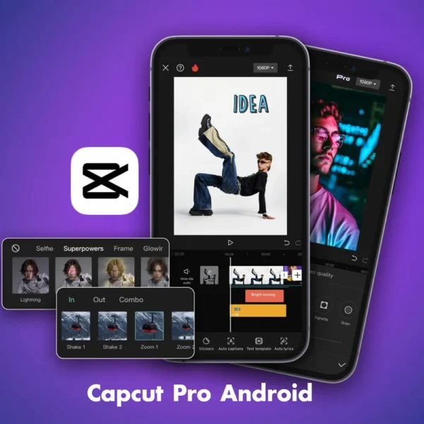 🎥 CapCut Pro – লাইফটাইম ভার্সন (Android)